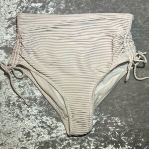 2 piece Swim suit High waisted Bottom, brassiere top